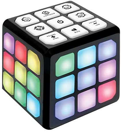 Flashing Cube Electronic Memory & Brain Game 4 in 1