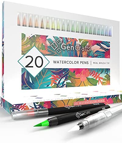 Water Color Brush Pen by GenCraft