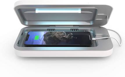 Uv Disinfectant/Smartphone Sanitizer with Universal Phone Charger