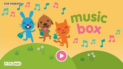 The Sago Mini Music Box App (2-4 years)