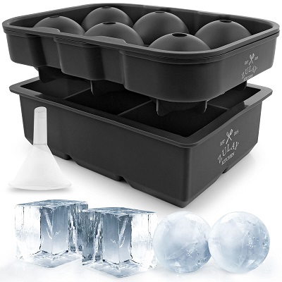 Silicone Ice Block and Ice Ball Mold Set