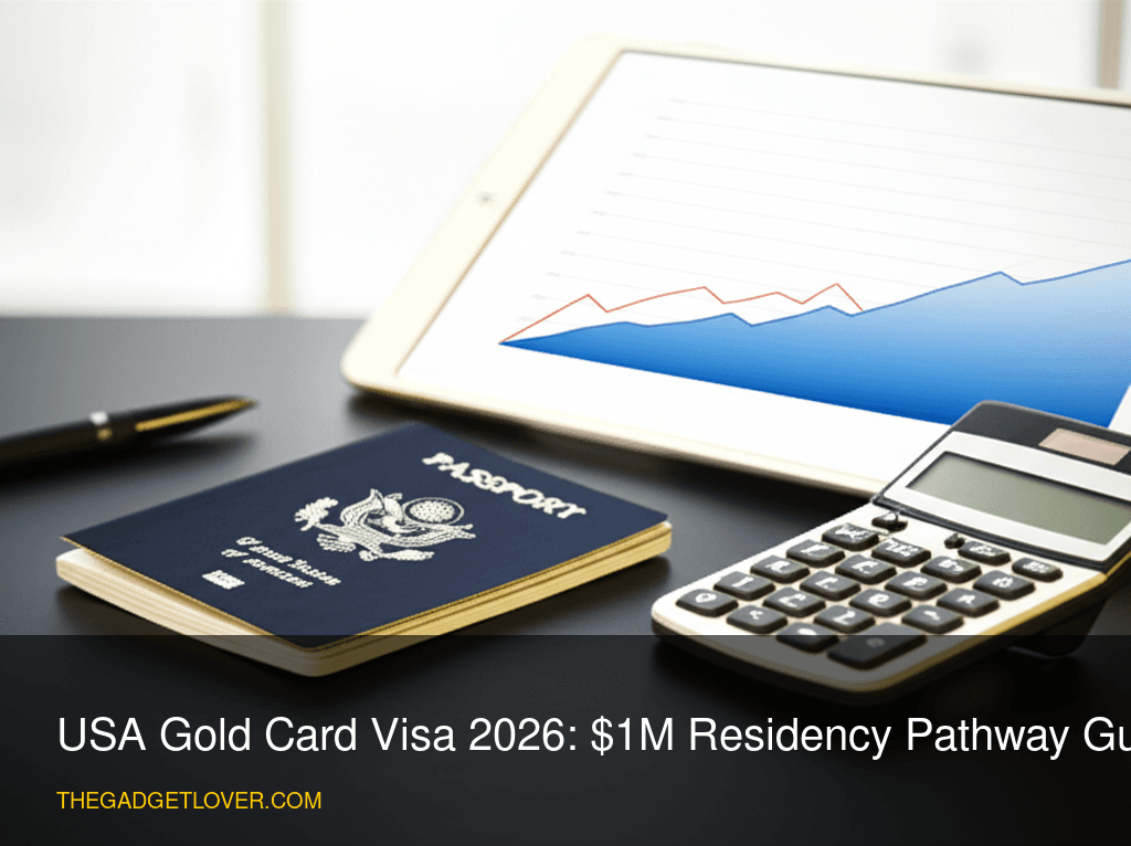 USA Gold Card Visa 2026: $1M Residency Pathway Guide - modern US immigration office