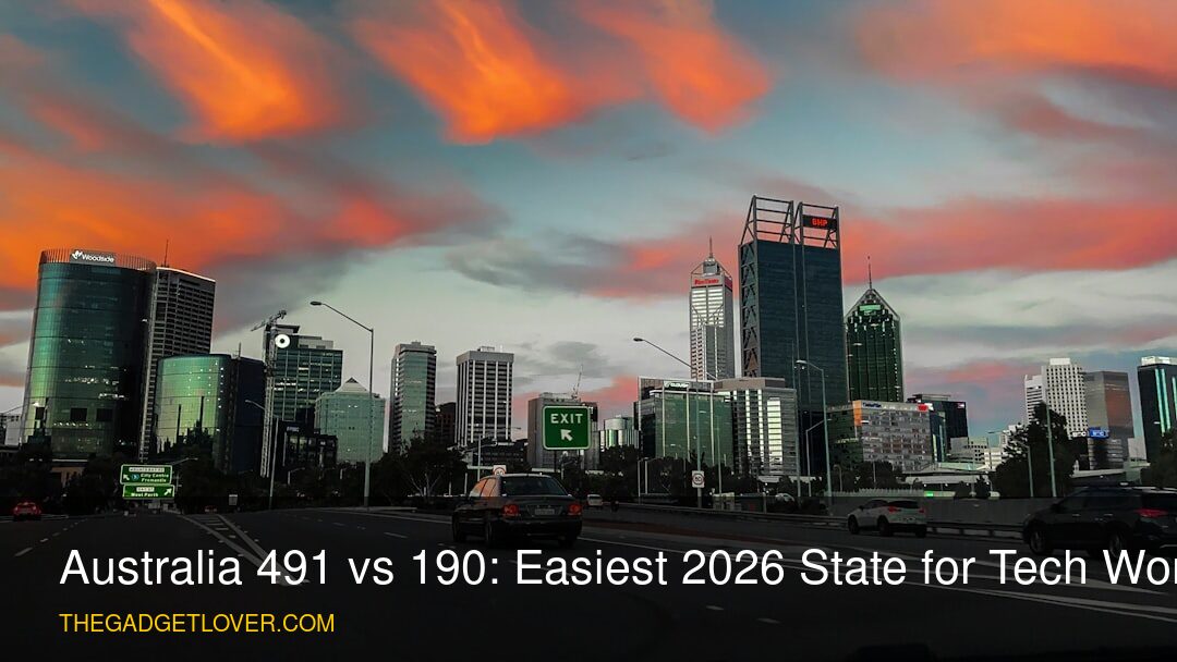 Australia 491 vs 190: Easiest 2026 State for Tech Workers - Australia tech office skyline