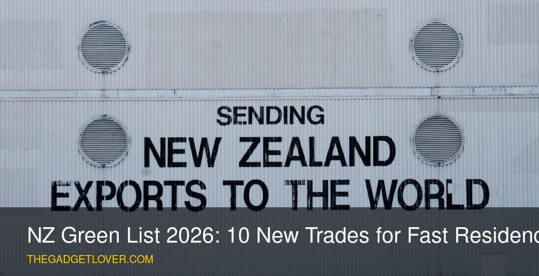 New Zealand Green List 2026 trade roles - NZ Green List - New Zealand construction worker