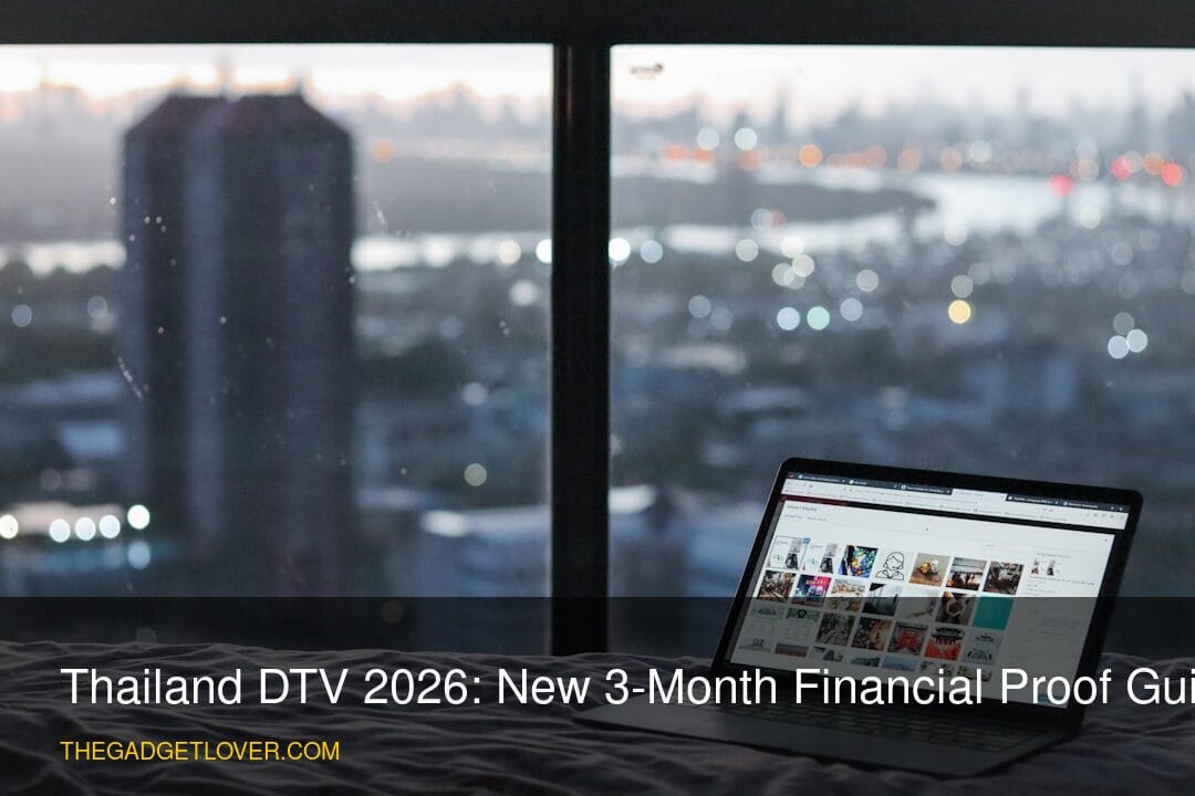 Thailand DTV 2026: New 3-Month Financial Proof Guide - Thailand digital nomad laptop