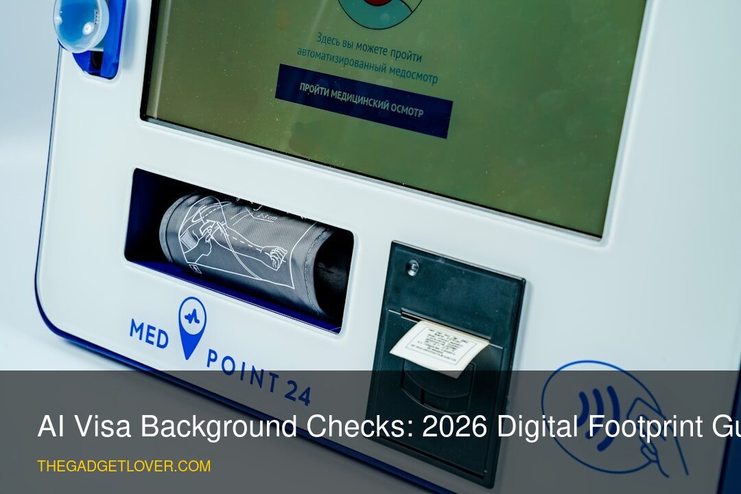 AI Visa Background Checks: 2026 Digital Footprint Guide - biometric digital security interface