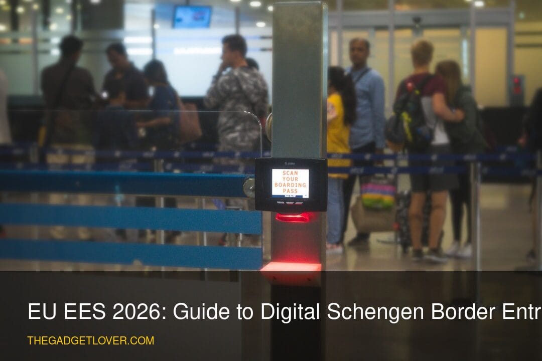EU EES 2026: Guide to Digital Schengen Border Entry - modern airport biometric kiosk
