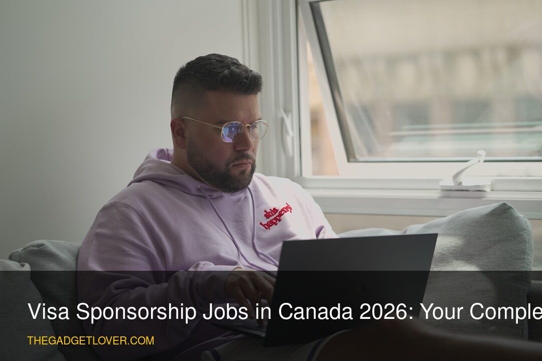 Professional searching for visa sponsorship jobs in Canada 2026