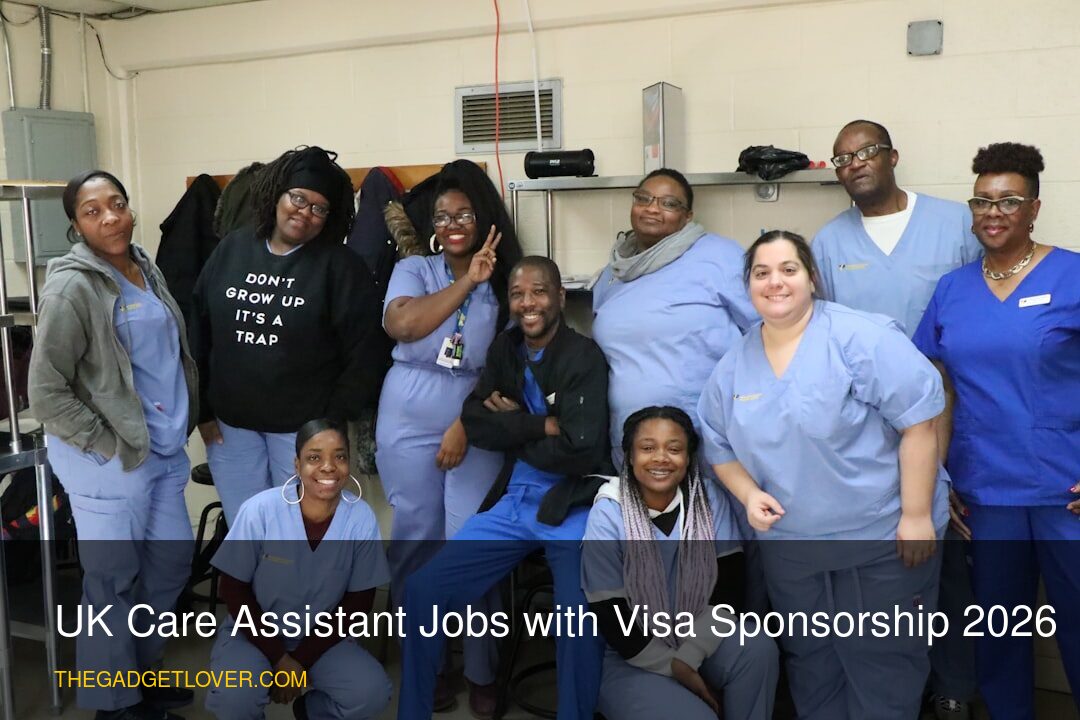 Care assistants providing support in a UK care home